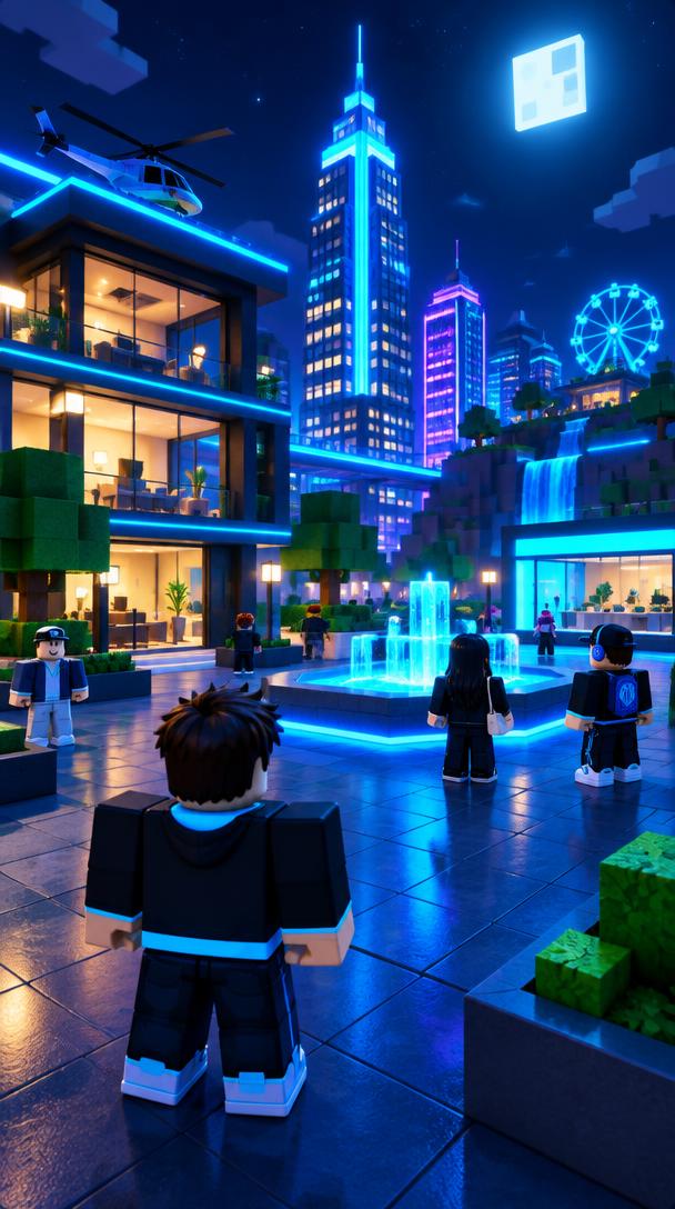 Tycoon night build: Roblox gameplay clip
